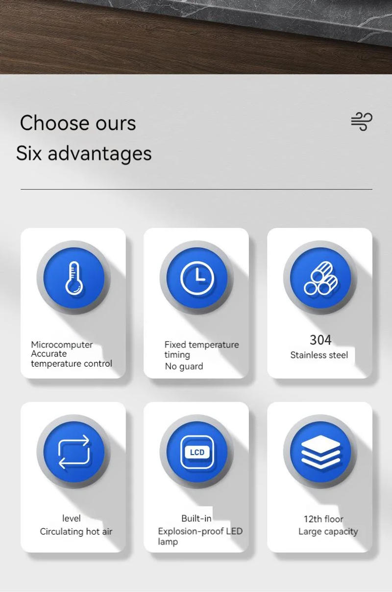 Description Picture 3 of itemVanilla Seasoning Dryer Household Stainless Steel Fruit And Vegetable Dried Fruit Machine Intelligent Pet Food Dehydration