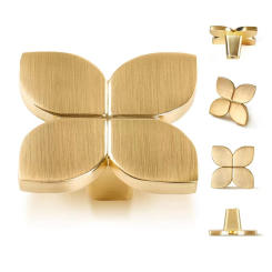 Butterfly Shape Cabinet Handle Zinc Alloy Matt Kitchen konb Furniture Knob Door Hardware 5Pcs/set
