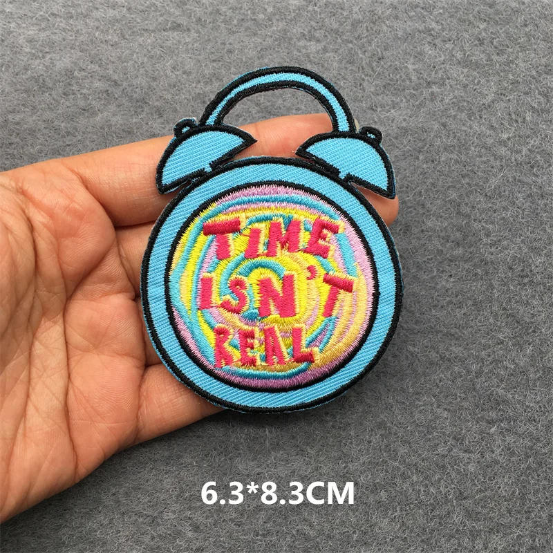 Description Picture 5 of itemEmbroidered Patches DIY Cartoon Embroidery Patch On Clothes Scenery Patch Iron On Patches For Clothing Sewing Ironing Stickers