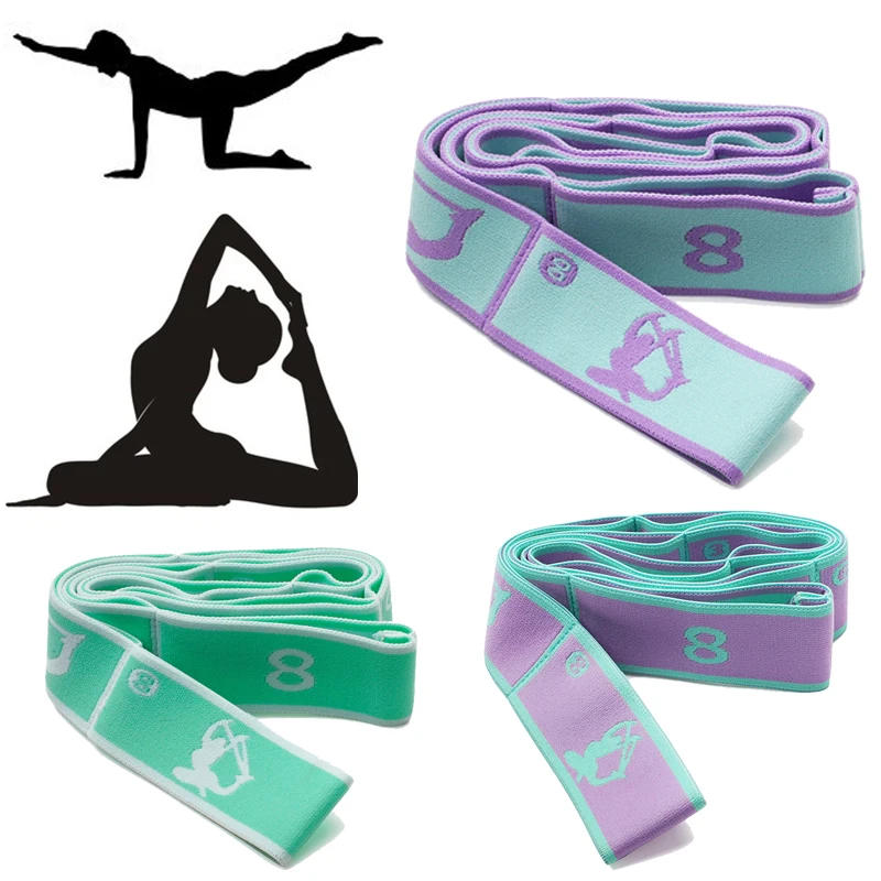 Description Picture 2 of item8 Dance Training Segmented Band Stretching Belt for Ballet Dance Gymnastics Pilates Yoga Exercise Elastic Resistance Band