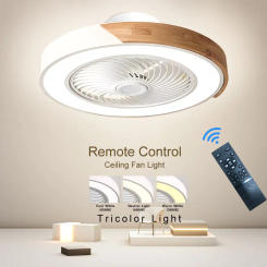 Smart 50cm LED Ceiling Fans Lights with Remote Control for Bedroom Dinning Blades Reversible 6 Speeds Timming Ceiling Fan Lamps