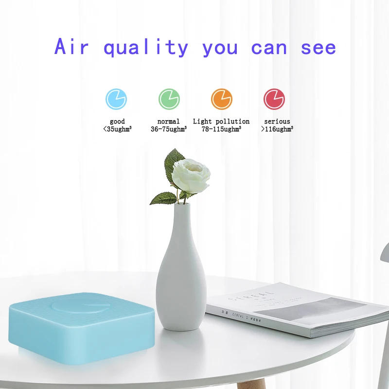 Description Picture 6 of itemWifi Smart Air Box Sensor PM2.5 PM10 Temperature Humidity Gas Detector Meter Tuya Smart Life App Control Home Automation Alarm