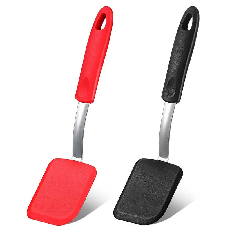 Description Picture 2 of itemSilicone Cookie Spatula Turner Nonstick Mini Brownie Spatula Flexible Kitchen Spatulas Heat Resistant Flipper Egg Utensils