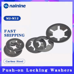 65Mn Tooth Starlock Push On Locking Washers Speed Clips Quick Speed Locking Spring Washers M2-M12