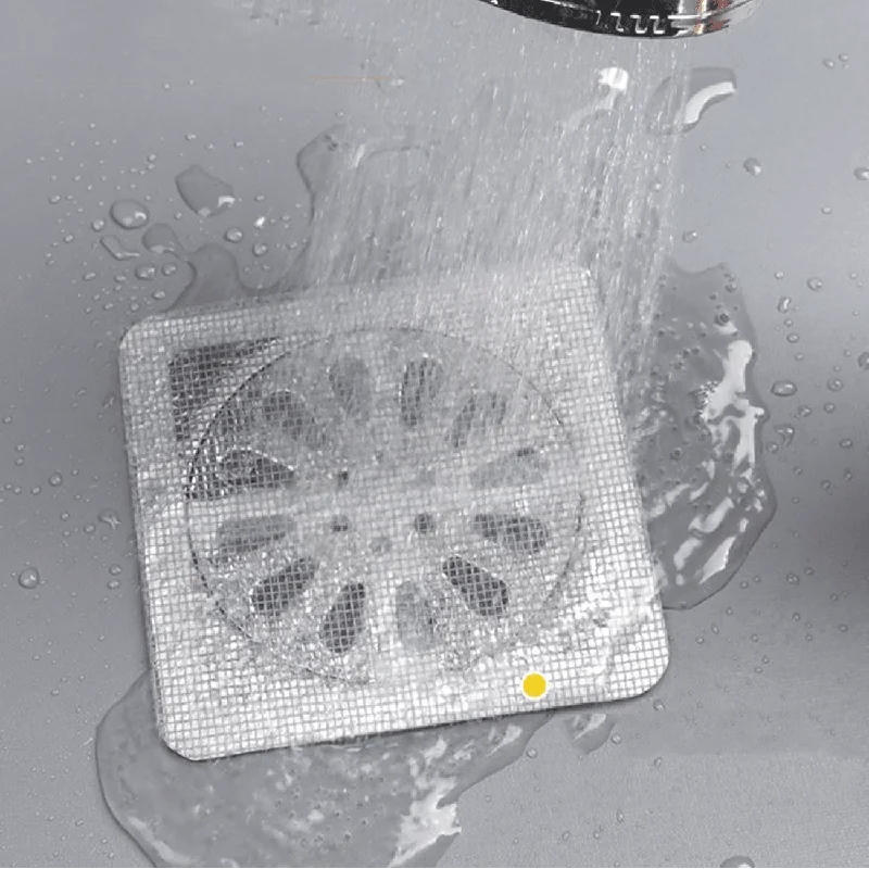 Description Picture 6 of item3pcs/6pcs/12pcs Drain Strainer Cover For Hair Stopper, Anti-fly Silicone Filter Net, Household Bathroom Cockroach & Odor Prevent