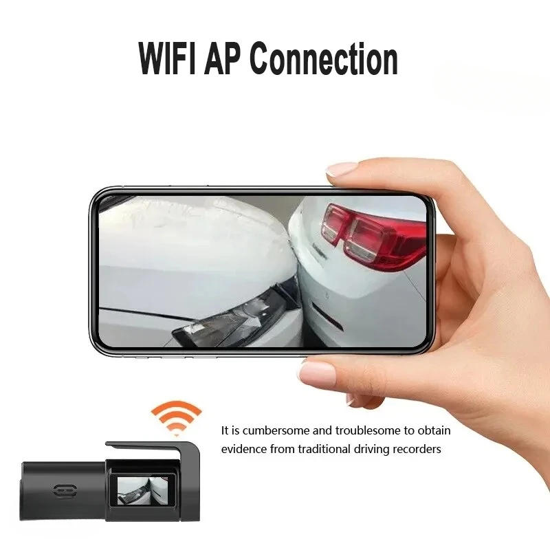 Description Picture 6 of itemADAS Driving Assistance Car Dvr Camera Dash Single Lens Dashcam Loop Recording Black Box Cam USB Mini 1080P With WiFi 1.0 Inch