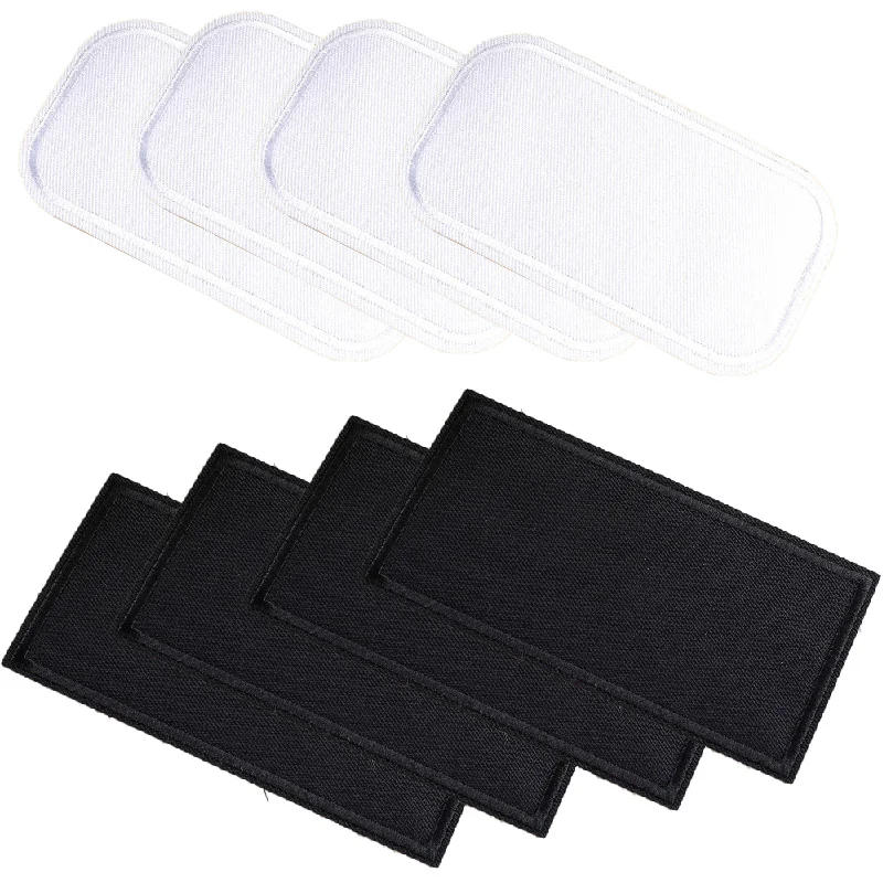 Description Picture 3 of item5Pcs Nylon Repair Patches Iron On Patches Strongest Glue Stickers Iron-on Patch Black White Patch For Clothes Jeans Down Jacket
