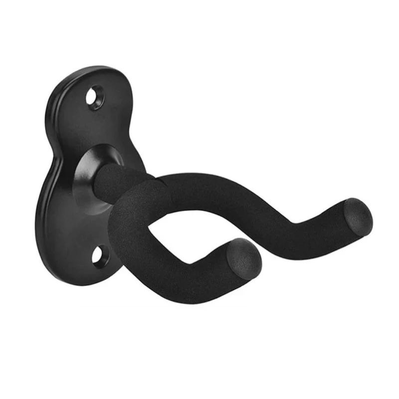 Description Picture 4 of itemMetal Guitar Hanger Hook Wall Mount Non-slip Holder Stand for Guitar Ukulele Violin Bass Guitar Instrument Accessories