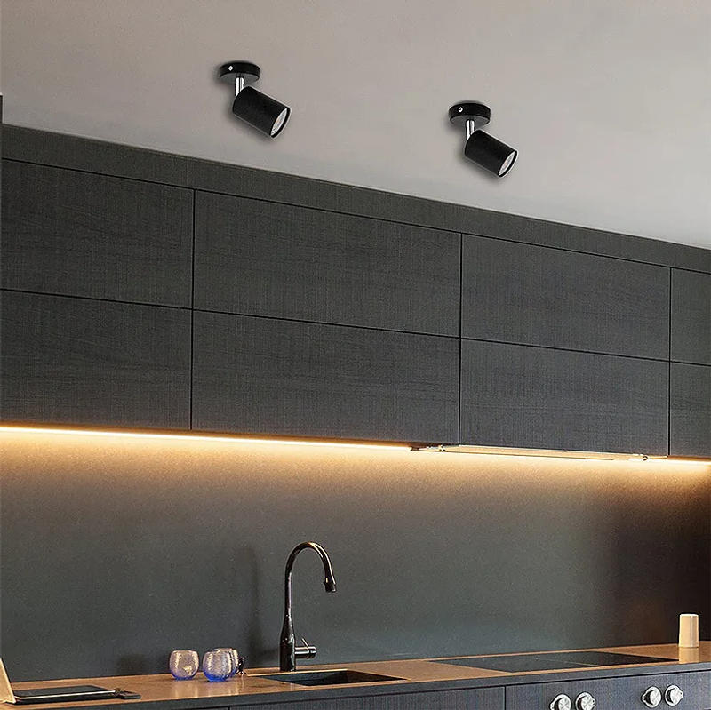 Description Picture 3 of itemTrack Lights Spotlights Background Wall Spotlights Clothing Stores LED Stores Surface Mounted Household Rail Mounted Spotlights