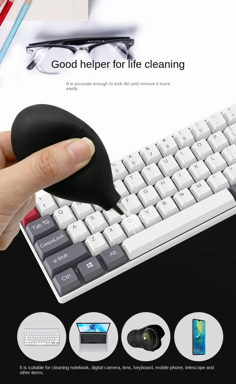 Description Picture 4 of itemBlowing Super Strong Air Dust Blower Mini Pump Cleaner for Camera Lens Cleaning Mobile Phone Tablet Circuits Clean Repair Tool