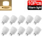 10Pcs-Warm light