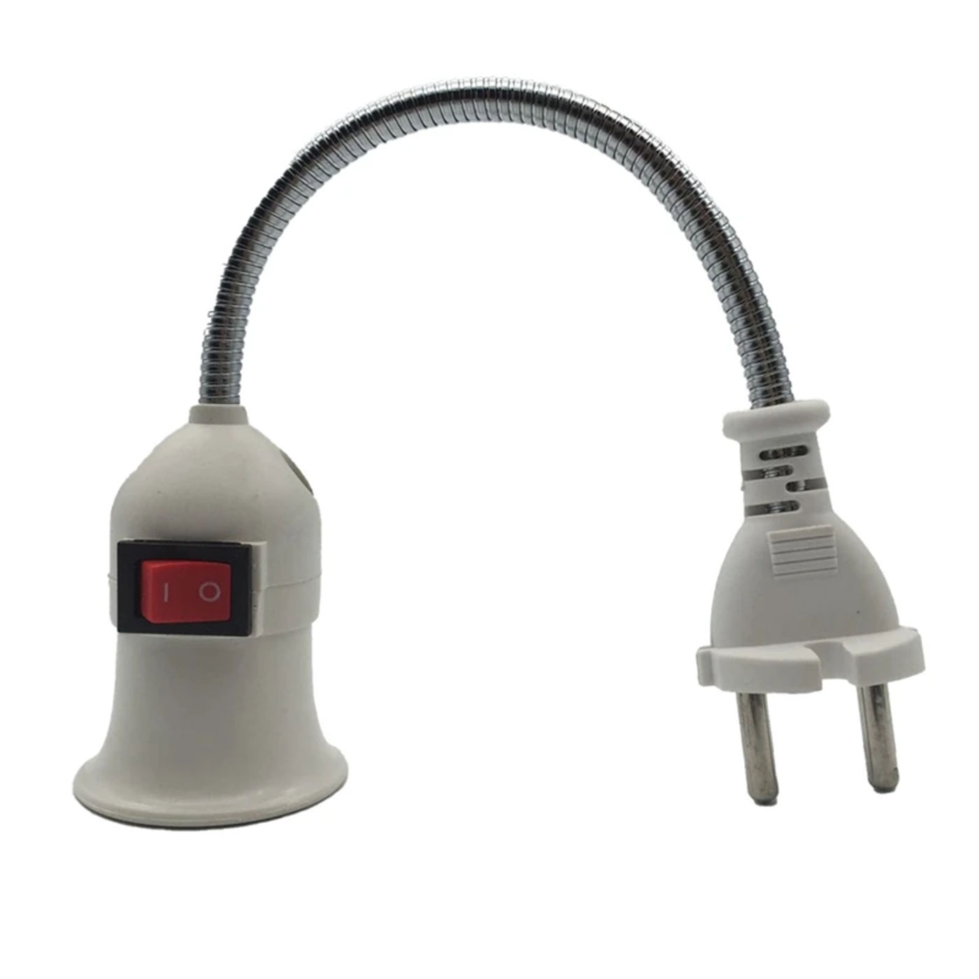 Description Picture 4 of itemE27 Lamp Base Conversion Led Light Wall Flexible Lamp Holder Converter With Switch Led Head Bulb Socket