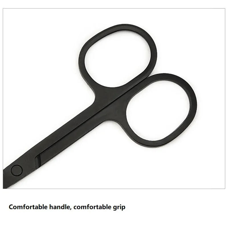 Description Picture 5 of itemNose Hair Scissors Mini Stainless Steel Round Head Beauty Trimmer Nose Hair Trimmer Portable Ergonomics Nose Hair Cutter