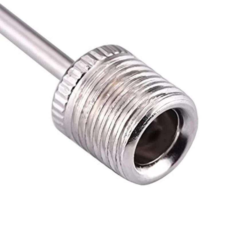 Description Picture 4 of itemSports Ball Air Valve volleyball Basketball Football Stainless Inflation Air Inflating Pump Needle Adapter Adaptor