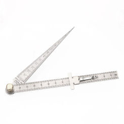 Bore Measurement Measuring Tool Wedge Taper Ruler 1-150mm Feeler Gauges Stainless Steel