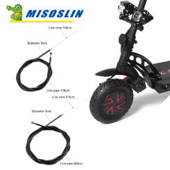 Brake Cable Line Front and Rear for KUGOO G-Booster/G2 Pro Electric Scooter Replacement Parts Brake Wire Repair Accessories