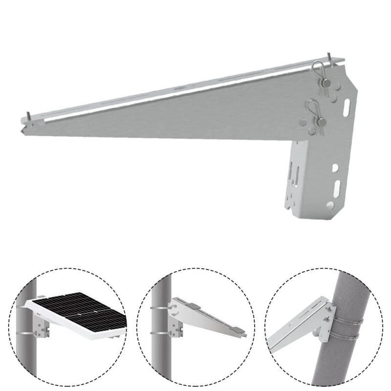 Description Picture 5 of item30 Degree Solar Panel Mount for Wall and Pole Installation Adjustable Tilt Bracket for Efficient Photovoltaic Positioning