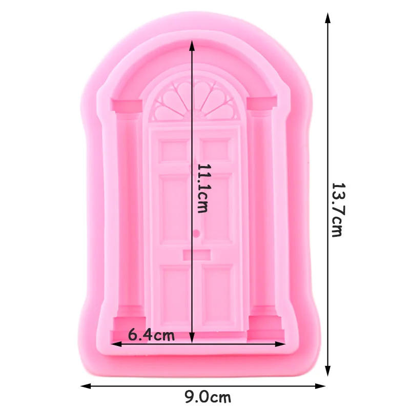 Description Picture 4 of item3D Door Window Silicone Mold Frame Border Fondant Cake Tool Kitchen DIY Fudge Cookies Chocolate Mould Plaster Clay Decoration