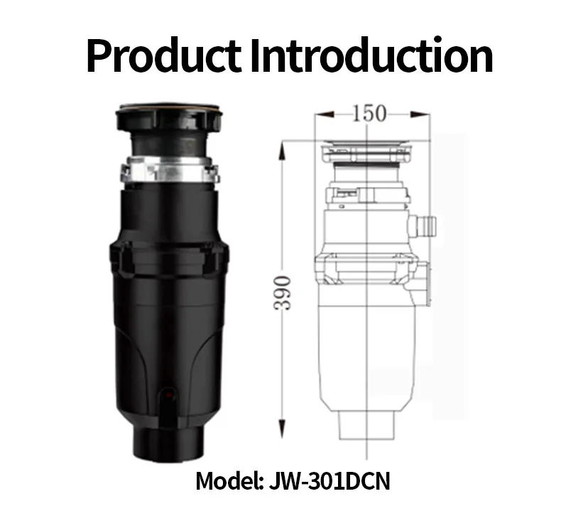 Description Picture 2 of item110V-120V Kitchen food waste disposer kitchen appliance garbage disposal 음식물쓰레기 분쇄기 cozinha