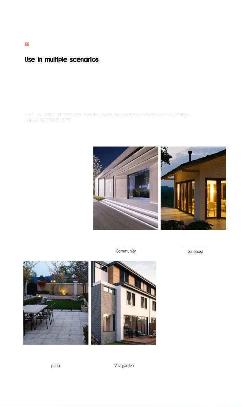 Description Picture 3 of itemGarden Shed Home Motion Detector Light Outdoor Waterproof IP65 LED Wall Lamp Porch Garden PIR Wall Lighting 20W Wall Lamp AC220V