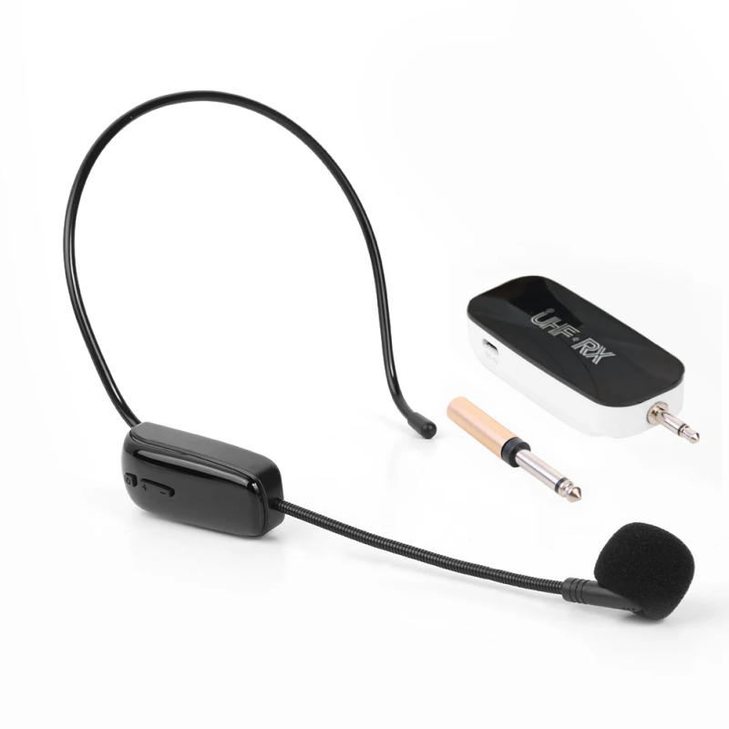 Description Picture 5 of item2 IN 1 Handheld UHF Wireless Microphone Headset Professional Head-Wear Mic 30M Range for Teaching Voice Amplifier Stage Speakers