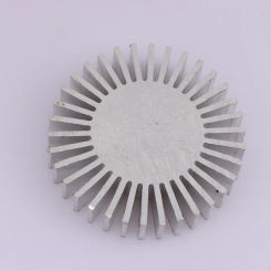 COB Radiator Diameter 50mm 3~7W High Power Led Heatsink Sunflower Solid Radiator Round Alloy Aluminum