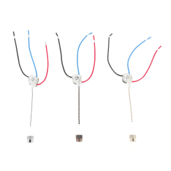 3Pack Ceiling Fan Light Switch ZE-110 Fan Switch 3 Way Speed Fan Switch Ceiling Pull Chain Switch Replacement