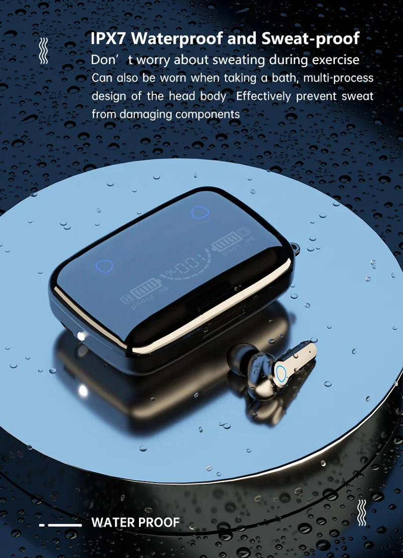 Description Picture 4 of itemM19 Bluetooth Headset Wireless Tws Gaming Support Noise-cancelling Touch In-ear Mini Emergency Power Bank Headset