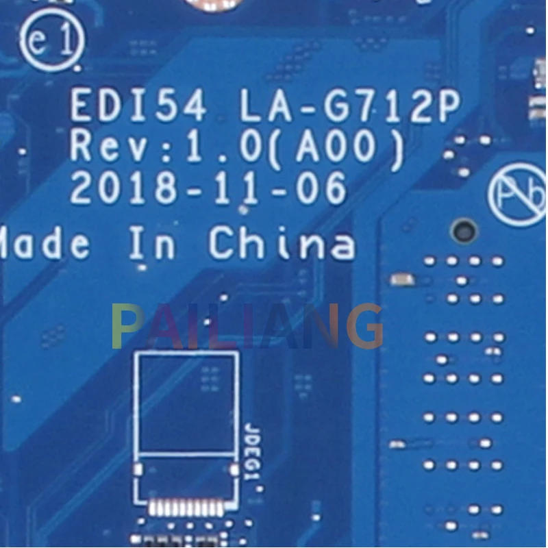 Description Picture 5 of itemFor DELL 3480 3580 3780 3583 Notebook Mainboard Laptop LA-G712P 04205U 5405U i3-8145U i5-8265U i7-8565U Motherboard Full Tested