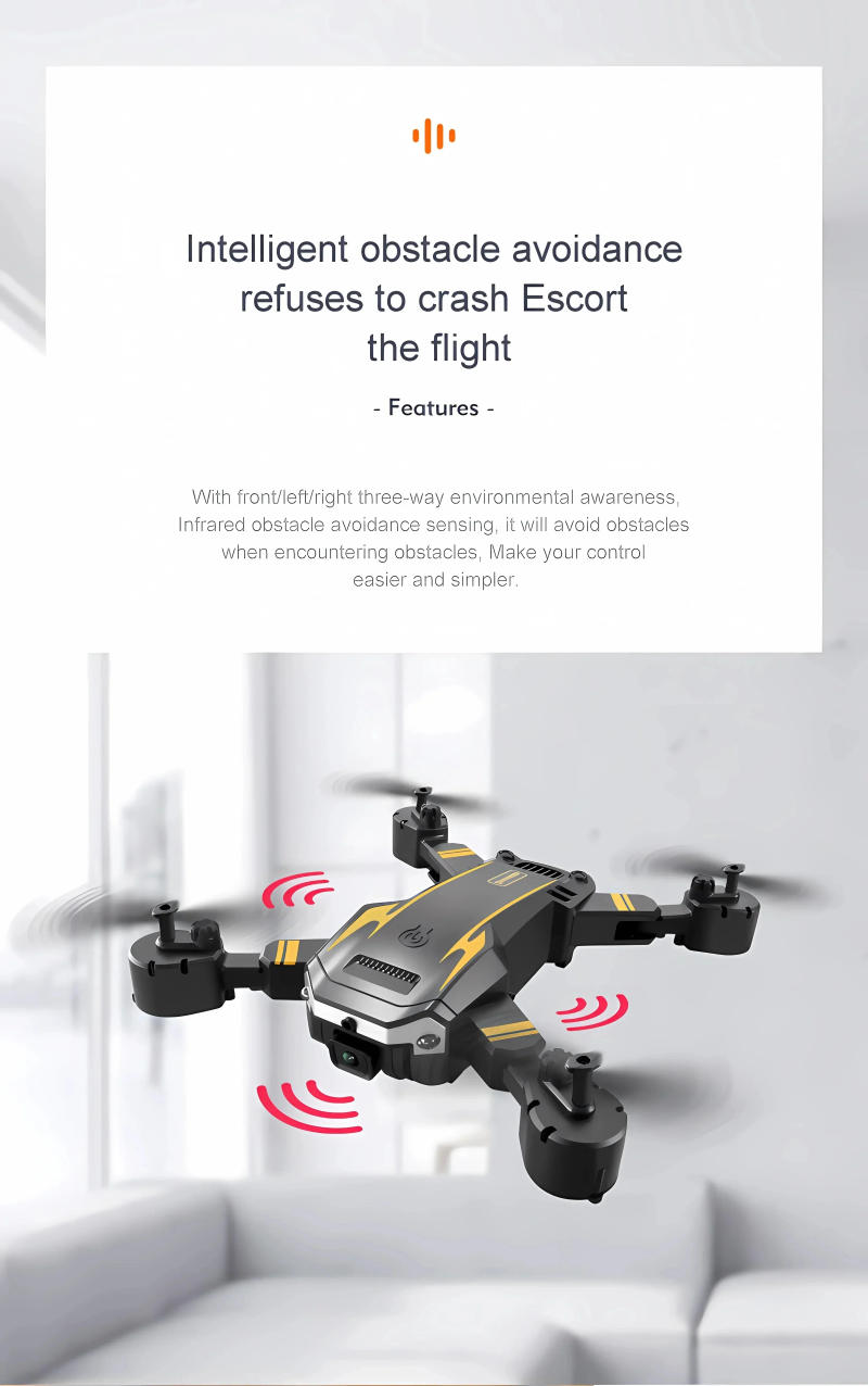 Description Picture 5 of itemNew S6 Rc Drone G6 Profesional 8K HD Camera Obstacle Avoidance Aerial Photography Optical flow Foldable 5G GPS Quadcopter Gifts