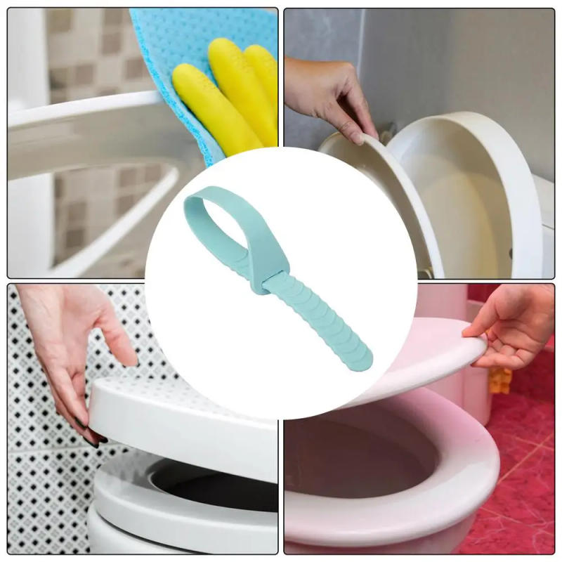 Description Picture 5 of itemSilicone Toilet Lid Lifter Anti-dirty Hand Lid Lifter Toilet Lid Accessories Sanitary Handle Flipp Handle Toilet Seat Ring