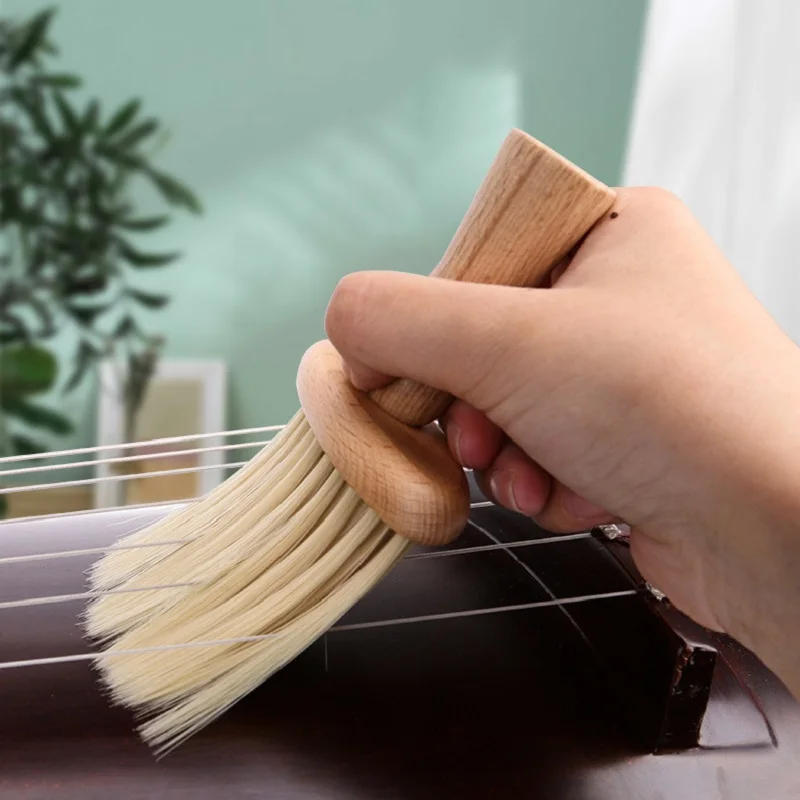 Description Picture 2 of itemGuzheng Guitar Violin Cleaning Brush Dust Removal Bristle Brush Musical Instrument Cleaning Tool