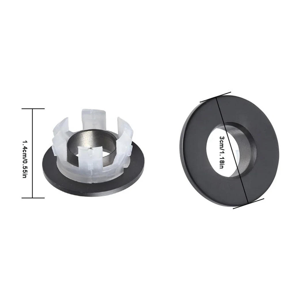 Description Picture 4 of item2pcs Sink Overflow Cover Decor Cap Metal Copper Bathroom Washbasin Hole Trim Overflow Ring Bathtub Faucet Accessories 23-25mm