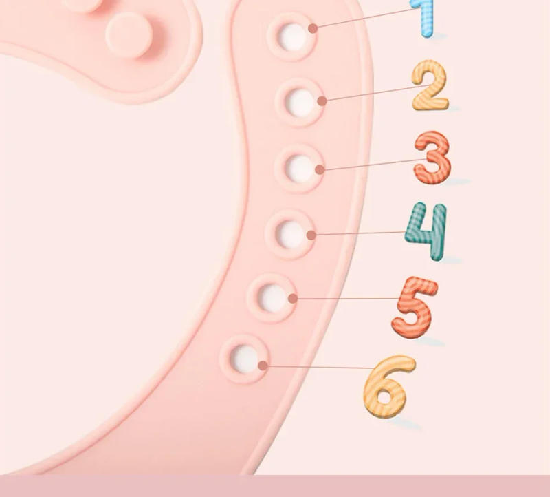 Description Picture 4 of itemWaterproof Baby Bibs Baby Stuff Cute Cartoon Animal Printed Kids Bib Girl Boy Adjustable Soft Silicone Bib Baby Feeding Stuff