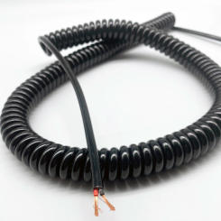 Electric Hoist Spring Wire Lighting Special Spiral Cable 15 17 18 20 24 AWG Driving New Energy Charging Pile Cable