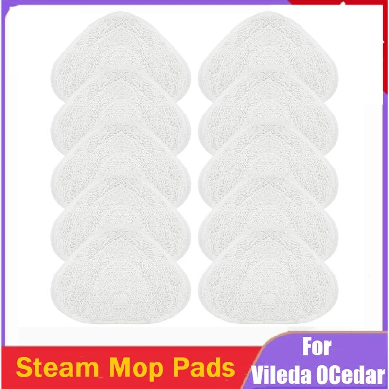Description Picture 4 of item10PCS Steam Mop Pads For Vileda Ocedar Vacuum Cleaner Washable Reusable Triangle Mop Pad Cloth Cleaning Floor Tool Parts