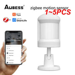 1~5PCS Foot Stand Motion Sensor Alarm Pushes Battery Powered Smart Home Motion Detector Human Body Movement Detector Rotatable