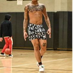 Fashion Brand Street Basketball Shorts Men Casual Short-Length Pants Running Sports Quick-Drying Breathable Training Pant Summer