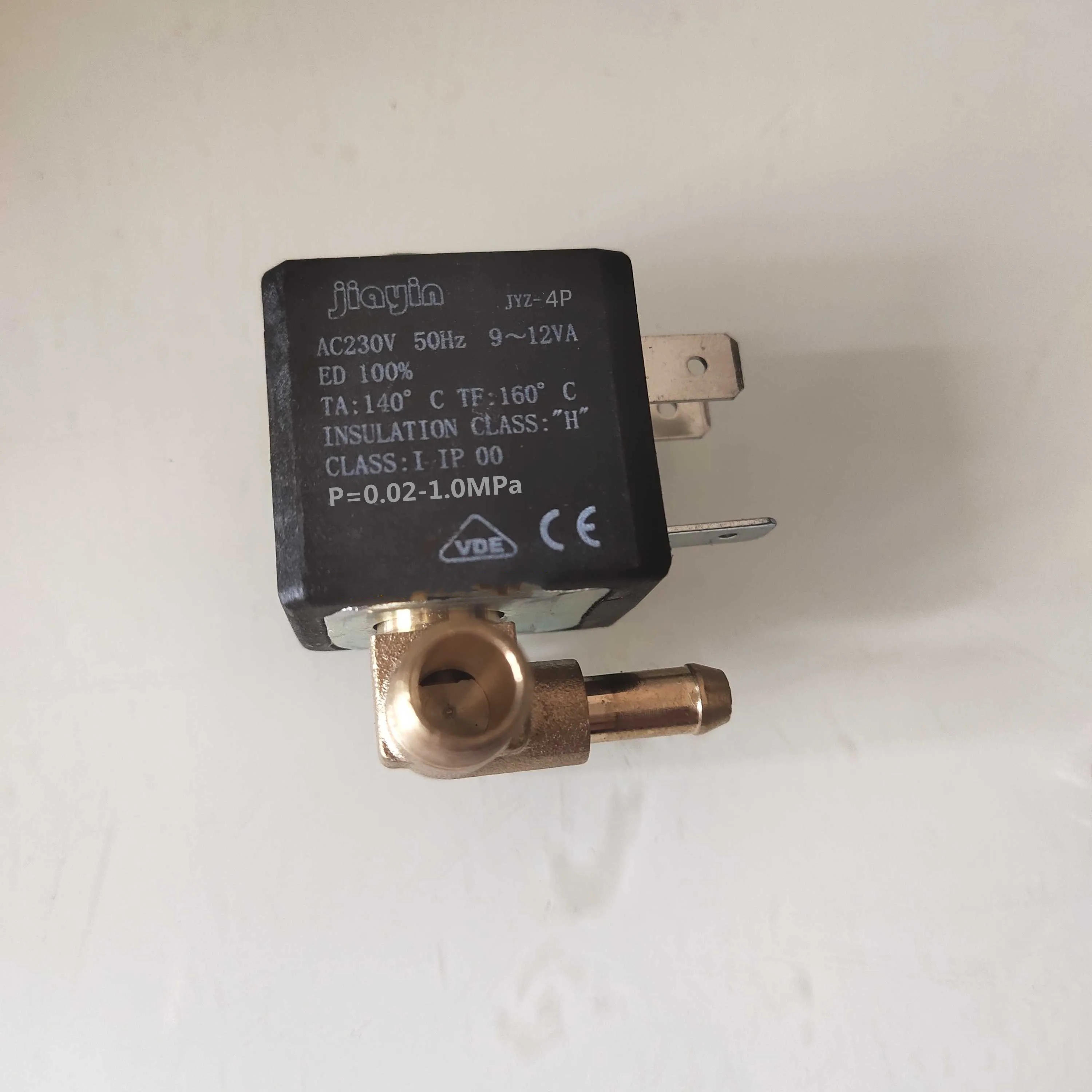 Description Picture 2 of itemJYZ-4P Normally Closed N/C AC 230V G1/8' Brass Iron Steam Water 2 Position 2 Way Solenoid Valve