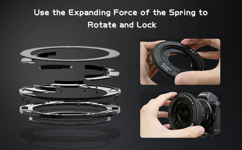 Description Picture 5 of itemH&Y RevoRing Camera Accessories Lens Filters Step Up Rings Variable Adapter Ring 37-49mm 46-62mm 52-72mm 67-82mm 82-95mm