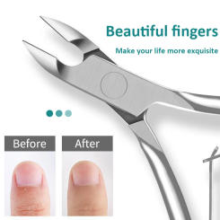 Cuticle Clippers Trimmer Dead Skin Remover Pedicure Stainless Steel Cutters Tool Cuticle Nippers Nail Manicure Scissors