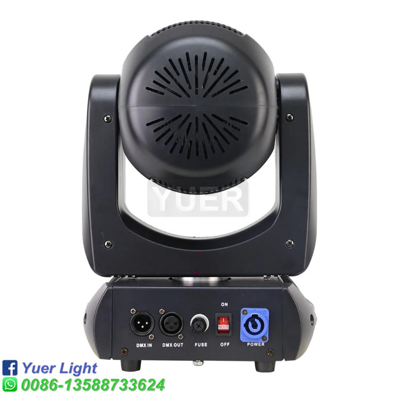Description Picture 3 of itemMini 200W LED Moving Head Light Beam Spot 18 Rotating Prisms With Ring Dj Dmx Stage Light Effect Light Disco Dj Bar Wedding Club