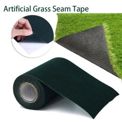 15cm/ 5.9inch Single-Side Artificial Grass Seam Tape Garden Lawn Green Tape Synthetic Lawn Grass Carpet Fixed Connection Tape