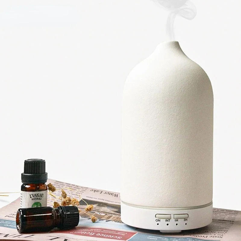 Description Picture 2 of itemCeramic Air Humidifier Aroma Diffuser Automatic Small Humidifier Hotel Air Fresh Essential Oil Diffuser Timing Colorful Lights
