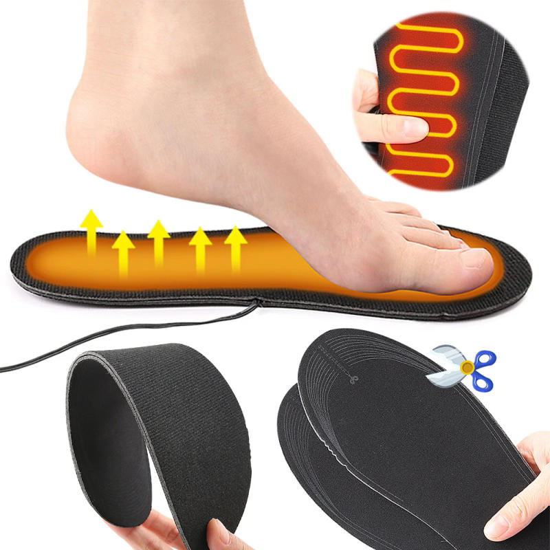 Description Picture 5 of itemElectric Heated Shoes Pad USB Heated Shoe Insoles Washable Foot Warming Pad Rechargeable Foot Warmer for Winter Camping Fishing