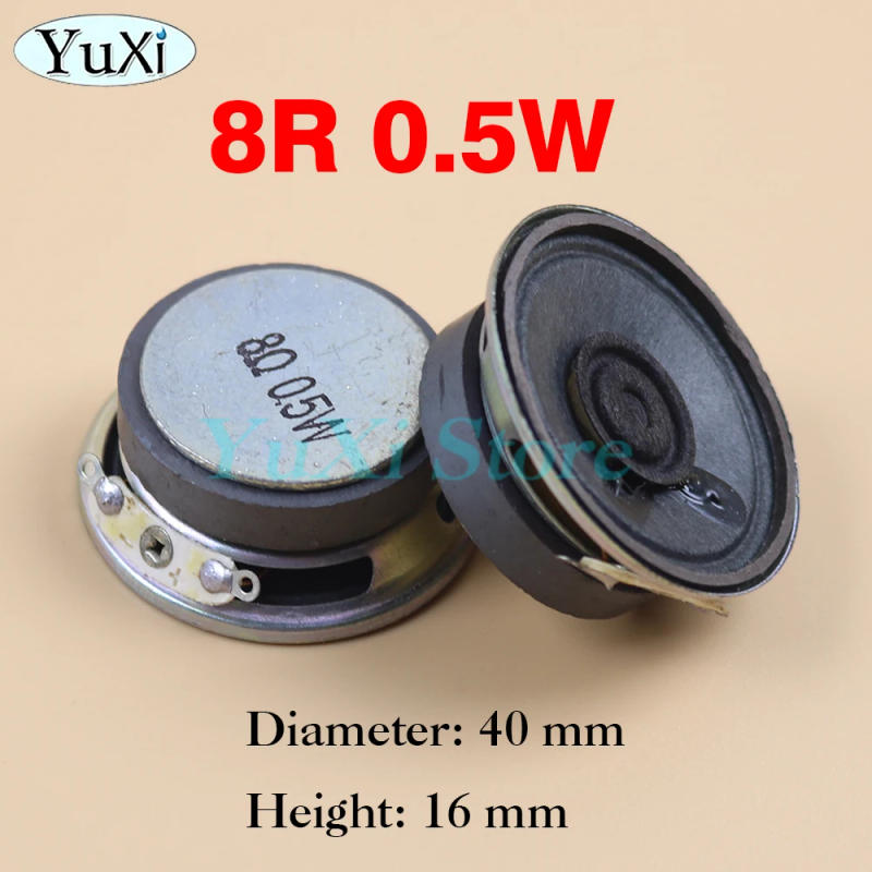 Description Picture 4 of item1Pc Speaker Horn Diameter 4CM Amplifier Rubber Gasket Loudspeaker Trumpet 0.5W 2W 3W 5W 4 Ohm 8ohm 40mm Speakers for Arduino