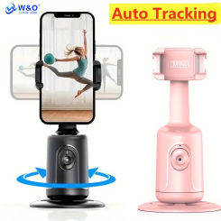 W&O P01 Auto Tracking Mobile Phone Gimbal Stabilizer Handheld Selfie Stick for iPhone Xiaomi Android IOS Smartphone Stand
