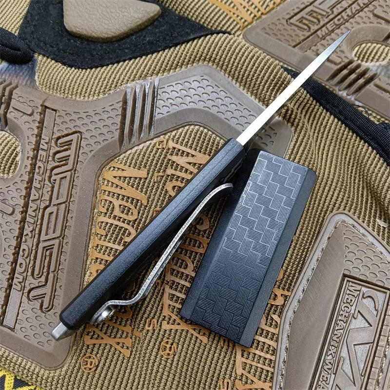 Description Picture 5 of item2425 Tactical Fixed Blade Knife 1.74" Drop Point Blade Glass-Reinforced Nylon Handle Pocket Knives Rescue Utility EDC Tools
