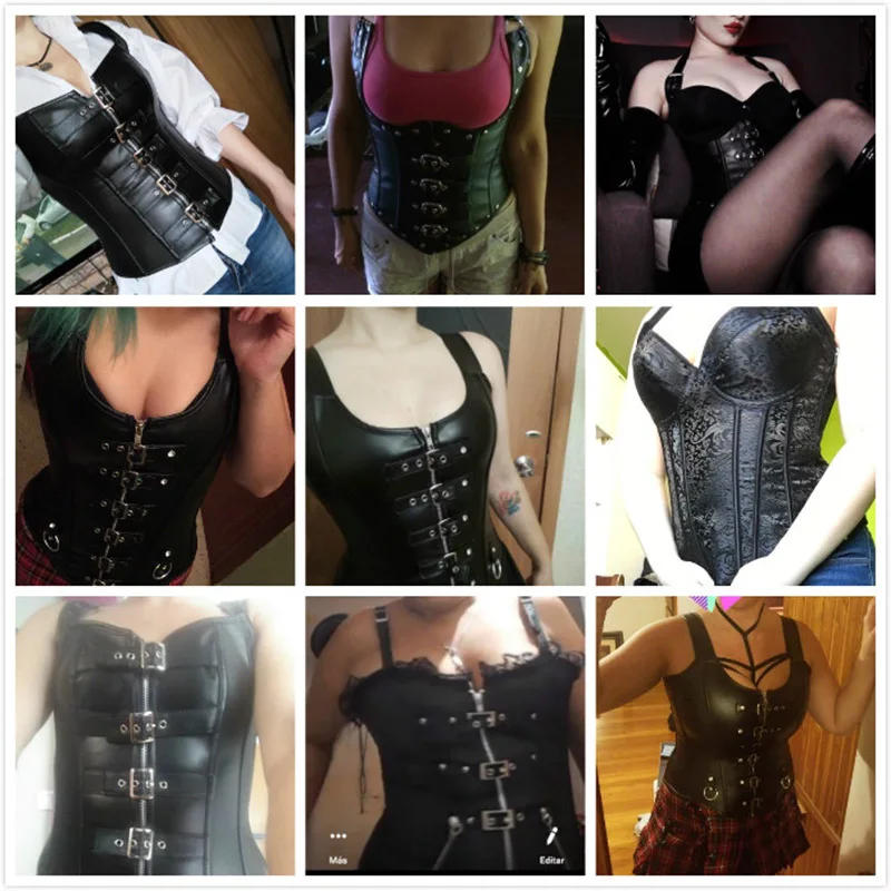 Description Picture 6 of itemMiss Moly Steampunk Corset Gothic Bustier Boned Overbust Dress Underbust burlesque Top Plus Size 6Xl Tummy Slimming Clothes