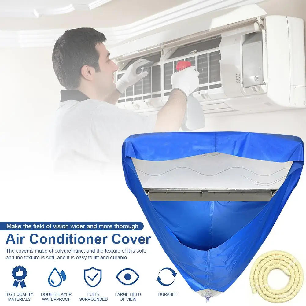 Description Picture 5 of item2.4m/3.2m Room Wall Mounted Air Conditioning Cleaning Bag Split Air Conditioner Washing Cover for Ac Cleaner Tube Kit 1-3P Set